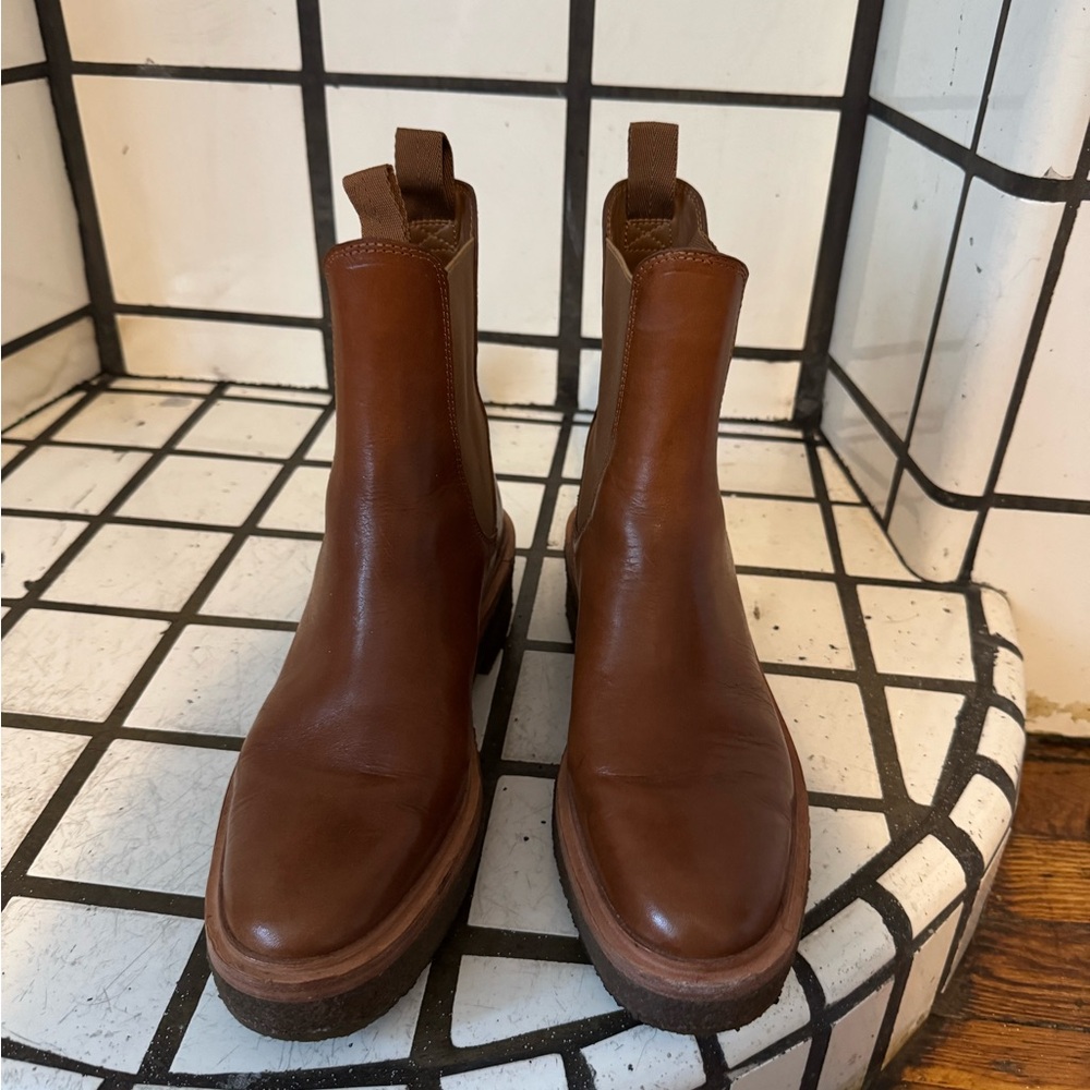 Loeffler Randall Brown Ankle Boots